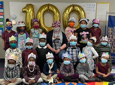 Northland Prep students celebrate the 100th day of school